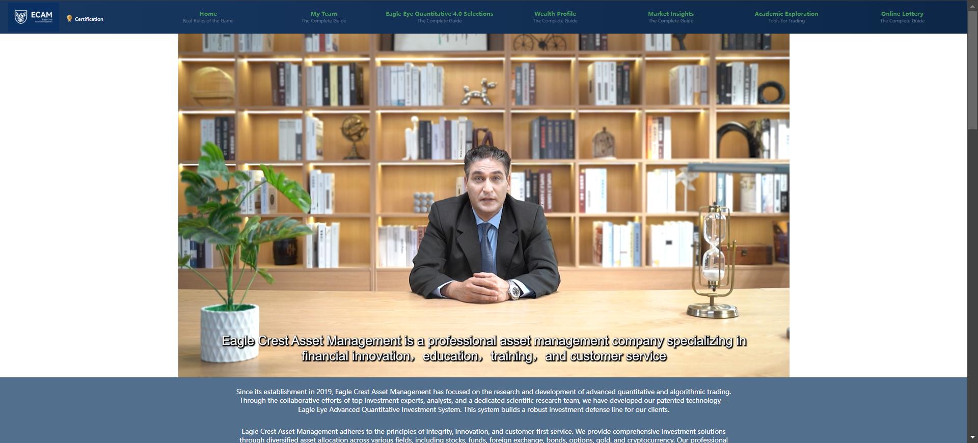 Eagle Crest Asset Management service